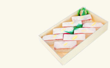 鰤と千枚漬けの押し寿司